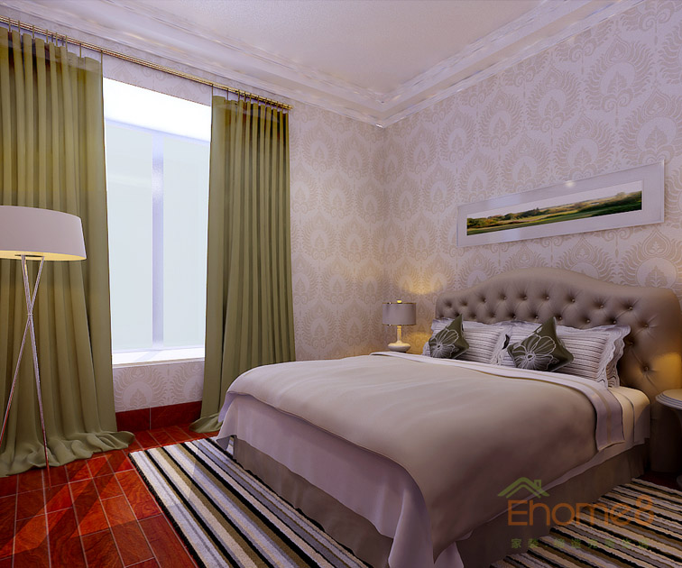 淺綠清新的兒童房裝修效果圖